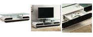 Furniture of America Zaringer Glass Top 63-Inch TV Console